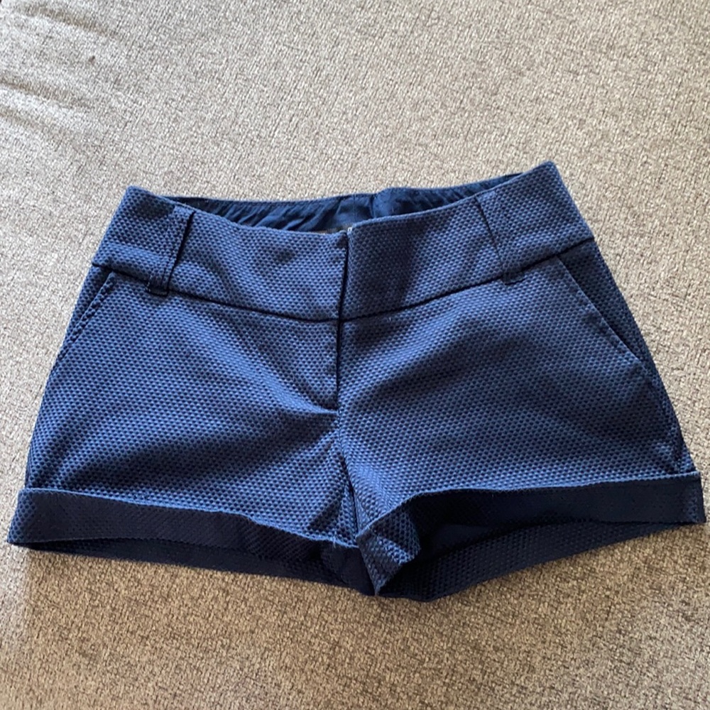 Maurices I Am Smart navy dress shorts size 1/2
